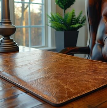 Le sous-main en cuir : intéressant compromis entre élégance et protection pour votre bureau