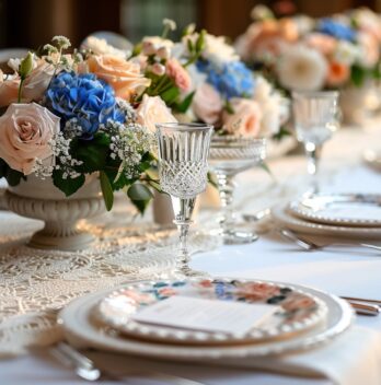 Chemin de table : l’élément clé pour une table de mariage élégante